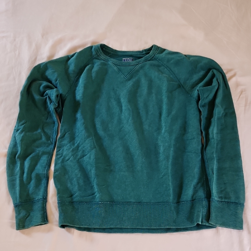 Men's Teal J Crew Sweatshirt Size Medium